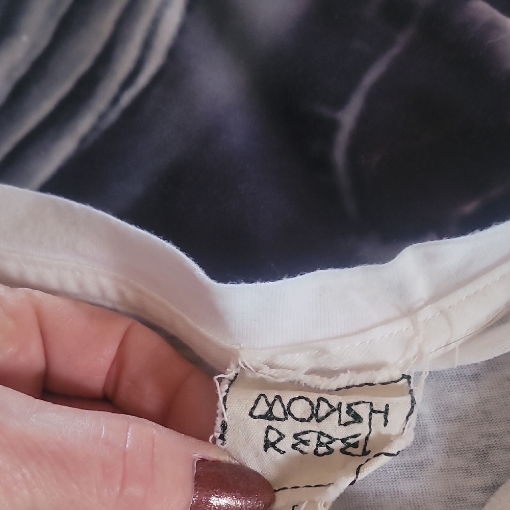 Modish Rebel White Short Sleeve Tee